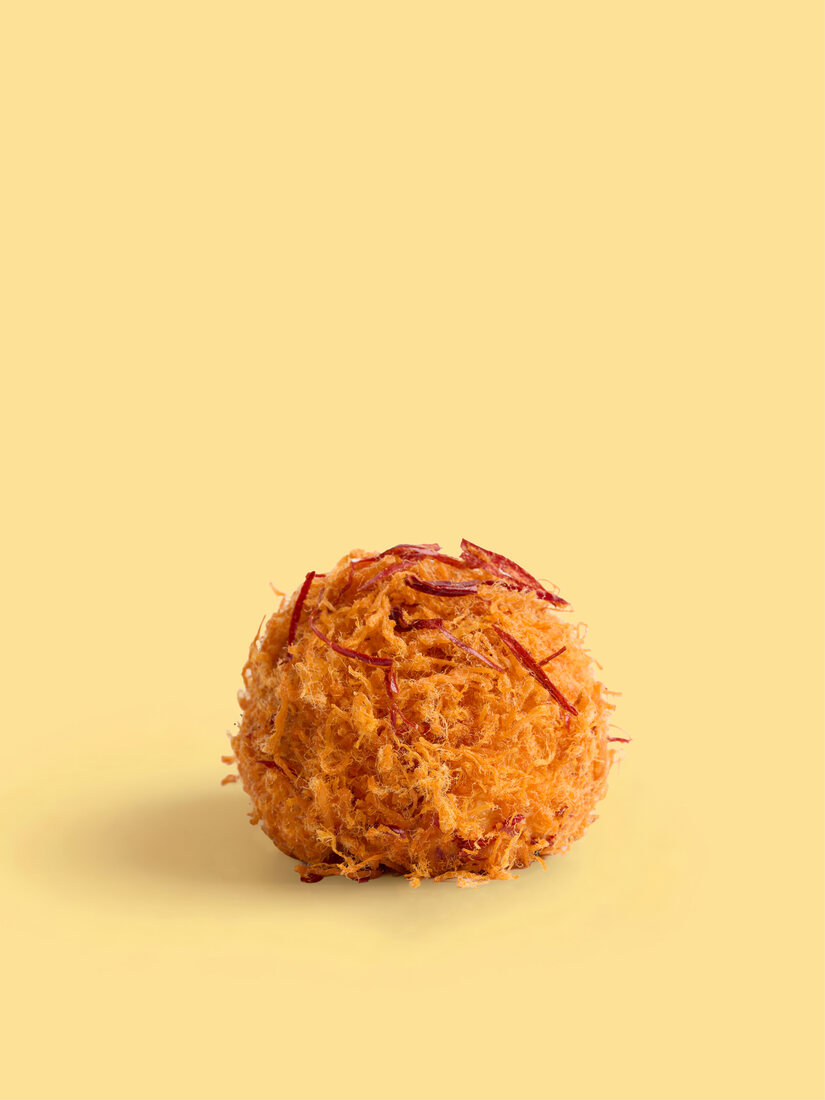 Spicy meat floss cake